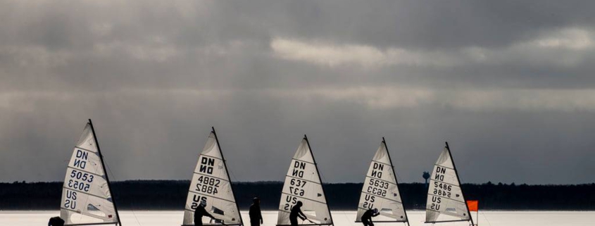 Line up at the 2021 U.S. Nationals on Black Lake in Michigan. Photo: Catherine Firmbach